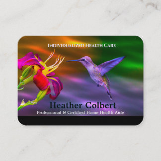 Caregiver Hum Helper Professional Business Card Visitenkarte
