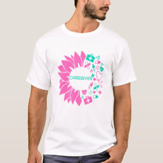 Caregiver Sunflower Nurse Day Nurse Week 2021 Chri T-Shirt