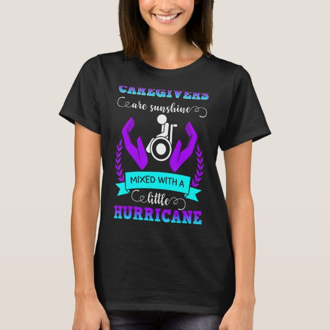 Caregiver Sunshine Nurse Assistant Practitioner Ca T-Shirt (Vorderseite)