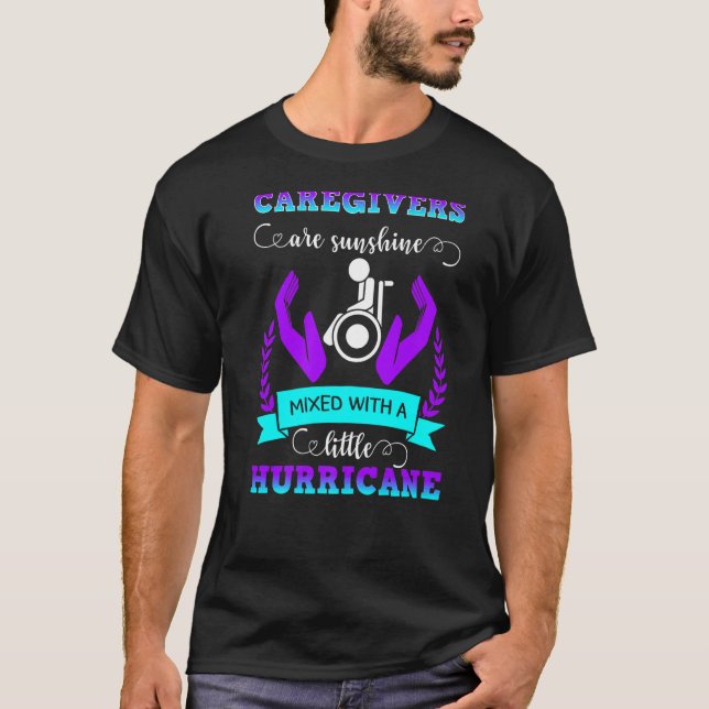 Caregiver Sunshine Nurse Assistant Practitioner Ca T-Shirt (Vorderseite)