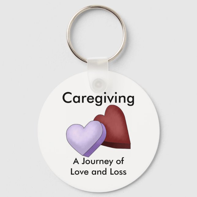Caregiving, a Journey of Love and Loss Keychain Schlüsselanhänger (Vorderseite)