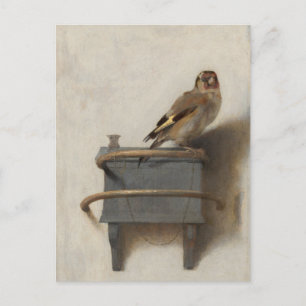 Carel Fabritius, The Goldfinch - 17.  Postkarte