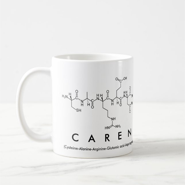 Caren Peptidname Tasse (Links)