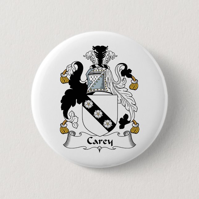 Carey Familienwappen Button (Vorderseite)