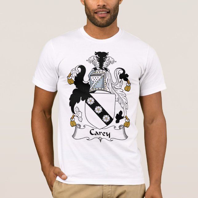 Carey Familienwappen T-Shirt (Vorderseite)