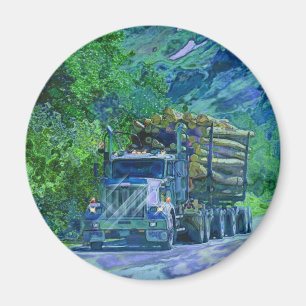 CARGO TRUCK BIG RIG TRUCKERS Geschenke Magnet