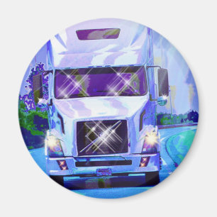 CARGO TRUCK BIG RIG TRUCKERS Geschenke Magnet