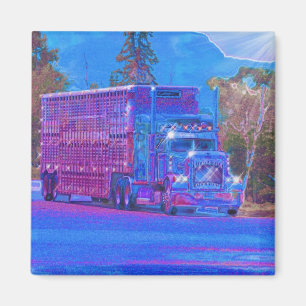 CARGO TRUCK BIG RIG TRUCKERS Geschenke Magnet