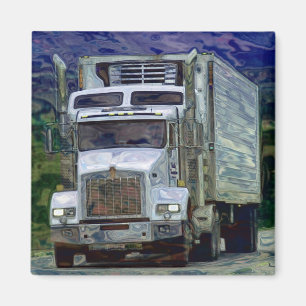 CARGO TRUCK BIG RIG TRUCKERS Geschenke Magnet