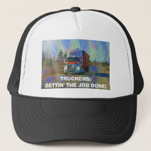 CARGO TRUCK BIG RIG TRUCKERS Hat Truckerkappe