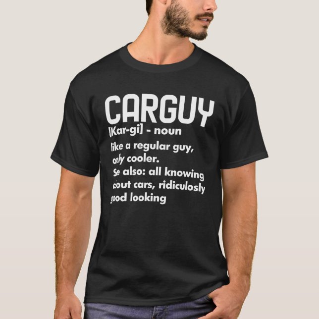 Carguy Beschreibung T-Shirt (Vorderseite)