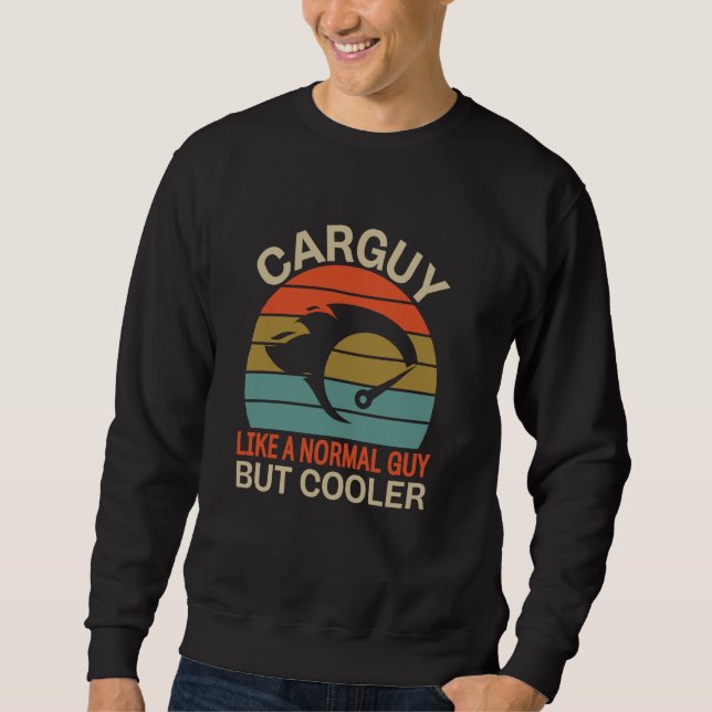 Carguy Car Typ Auto Mechanischer Enthusiast Salesm Sweatshirt (Vorderseite)