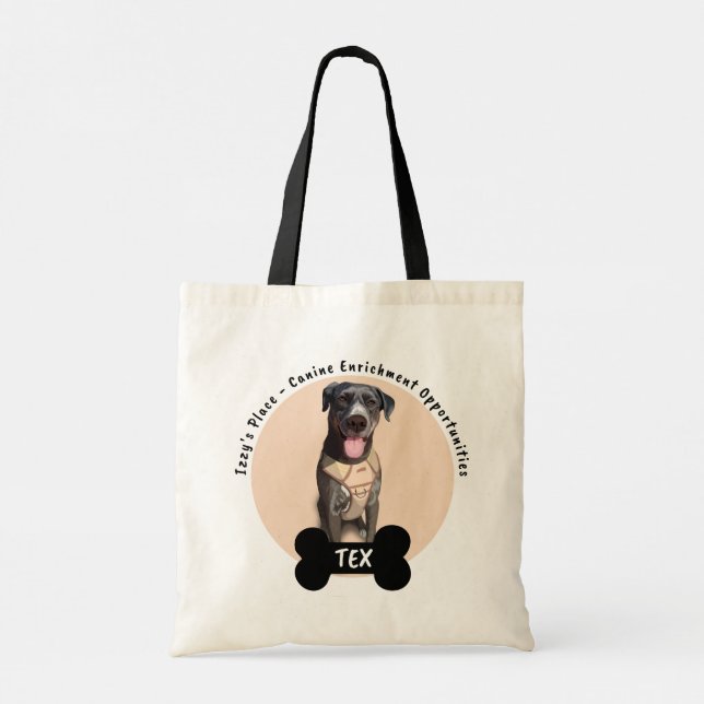 CARI - TEX LEINWAND TOTE BAG TRAGETASCHE (Rückseite)