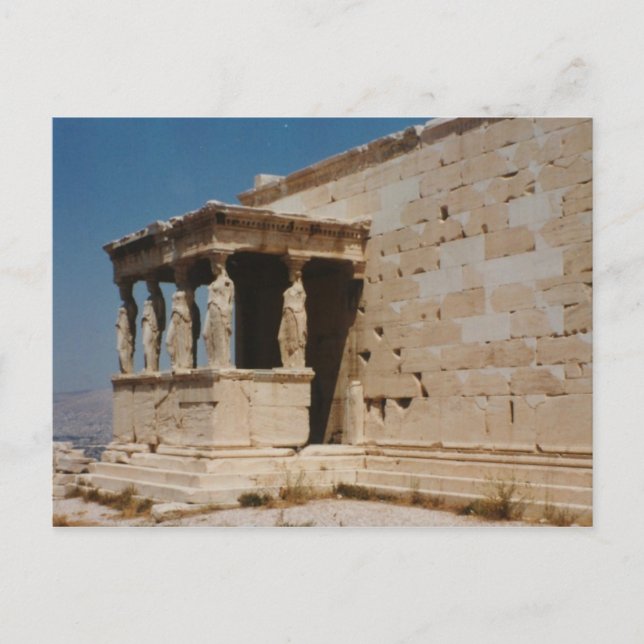 Cariatides - Athen Postkarte (Vorderseite)