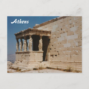 Cariatides - Athen Postkarte