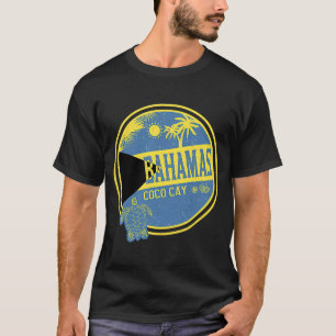 Caribbean Bahamas Coco Cay Vintager Urlaub Tropic T-Shirt