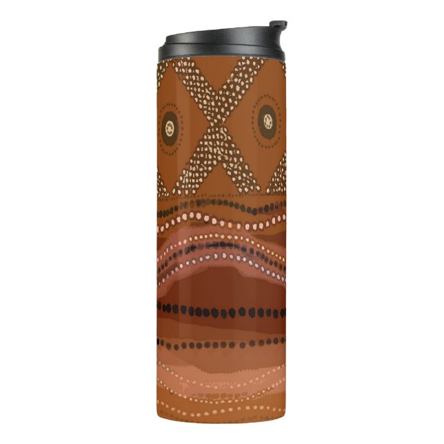Caribbean Batik - Small Thermosbecher (Nach links gedreht)