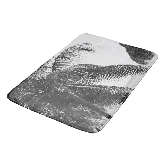 Caribbean Beach Bliss 10 #art #nature Badematte (Schrägansicht)