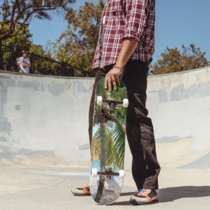 Caribbean Beach Bliss #1 #wall #art Skateboard