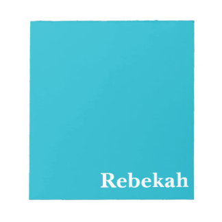 Caribbean Blue individuell anpassbar Notizblock