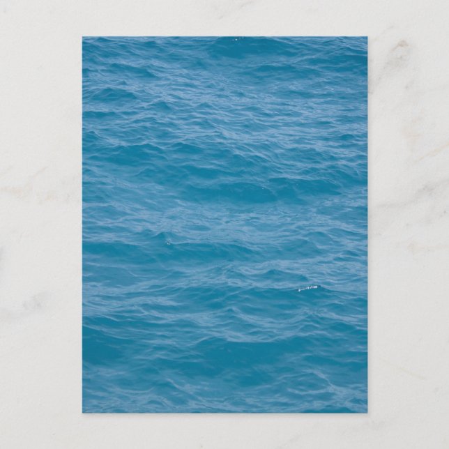Caribbean Blue Water Postkarte (Vorderseite)