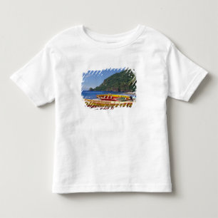 Caribbean, BWI, St. Lucia, Sailboats, Soufriere. Kleinkind T-shirt