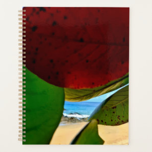 Caribbean Calm Planner - Tropische Blätter Planer