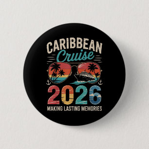 Caribbean Cruise 2026 Vacation Trip Matching Famil Button