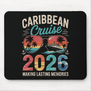 Caribbean Cruise 2026 Vacation Trip Matching Famil Mousepad