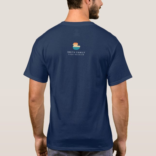 Caribbean Cruise Family Wiedersehen Duck T-Shirt (Rückseite)
