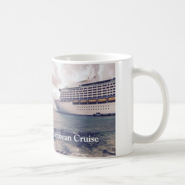 Caribbean Cruise - White 11 oz Classic White Tasse (Rechts)