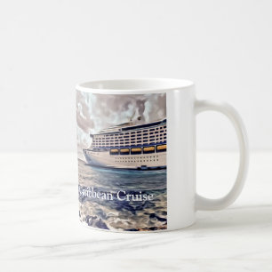 Caribbean Cruise - White 11 oz Classic White Tasse