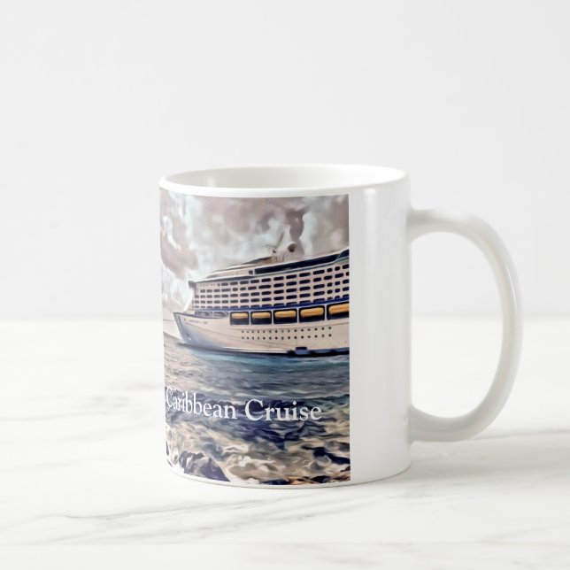 Caribbean Cruise - White 11 oz Classic White Tasse (Rechts)