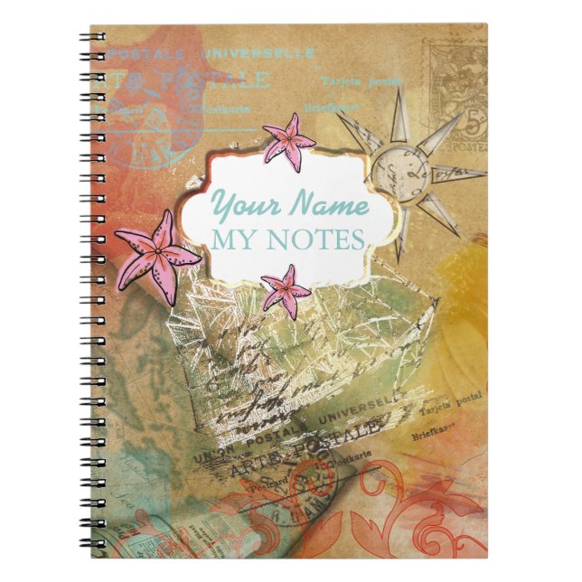 Caribbean Dream - Notebook Notizblock (Vorderseite)