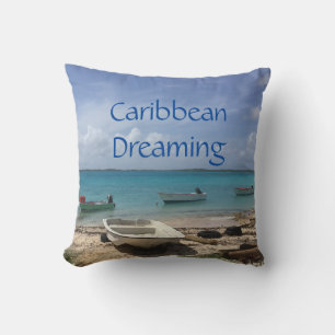 Caribbean Dreaming Bonaire Fishing Boote Ozean Kissen