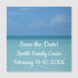 Caribbean Horizon Save the Date Magnetkarte
