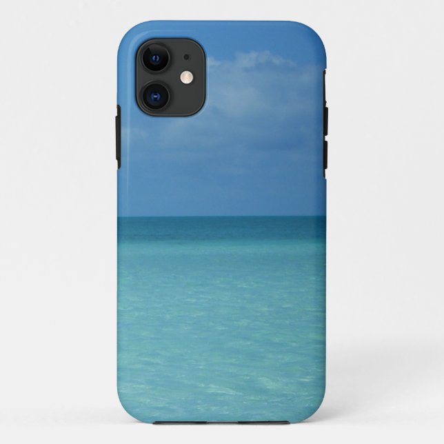 Caribbean Horizon Tropical Turquoise Blue Case-Mate iPhone Hülle (Rückseite)