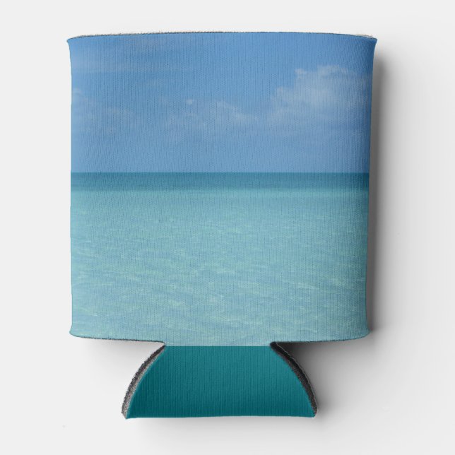 Caribbean Horizon Tropical Turquoise Blue Dosenkühler (Vorderseite)