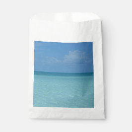 Caribbean Horizon Tropical Turquoise Blue Geschenktütchen