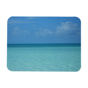 Caribbean Horizon Tropical Turquoise Blue Magnet