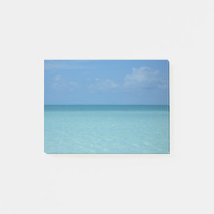 Caribbean Horizon Tropical Turquoise Blue Post-it Klebezettel