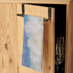 Caribbean Island Wave Liebe 2 Geschirrtuch