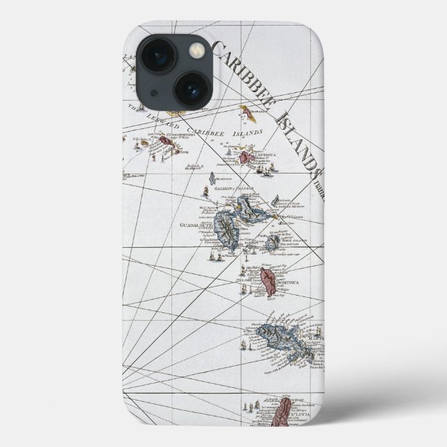 CARIBBEAN: MAP, 1775 Case-Mate iPhone HÜLLE (Rückseite)