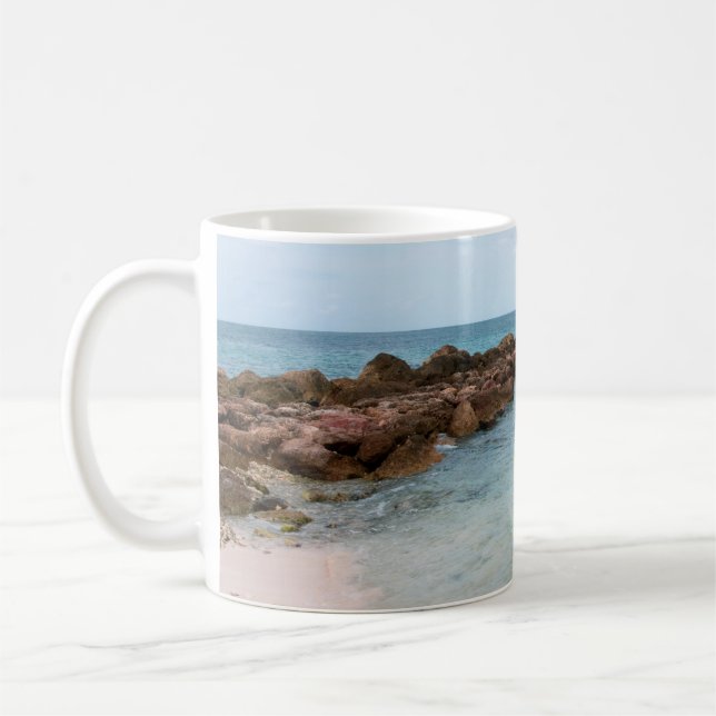 Caribbean Ocean Beach Bliss #4 #tropic #wall Kaffeetasse (Links)