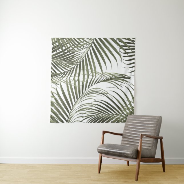 Caribbean Palm Dschungel 1 Wandteppich (Beispiel)