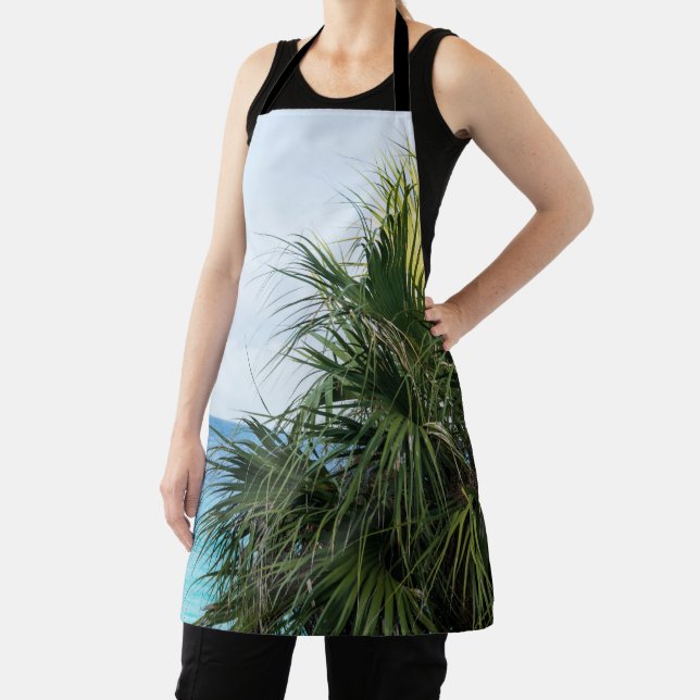 Caribbean Paradise Palms #1 #tropical #ocean #wall Schürze (InSitu)