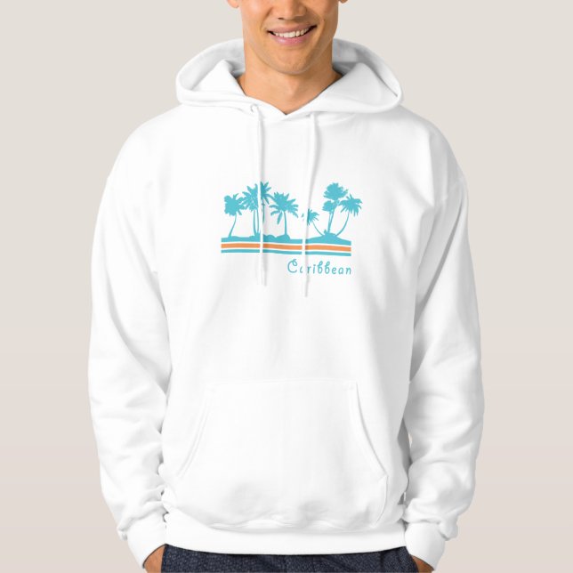 Caribbean Retro Hoodie (Vorderseite)