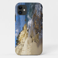 Caribbean, St. Martin, Cliffs am Strand von Cupeco