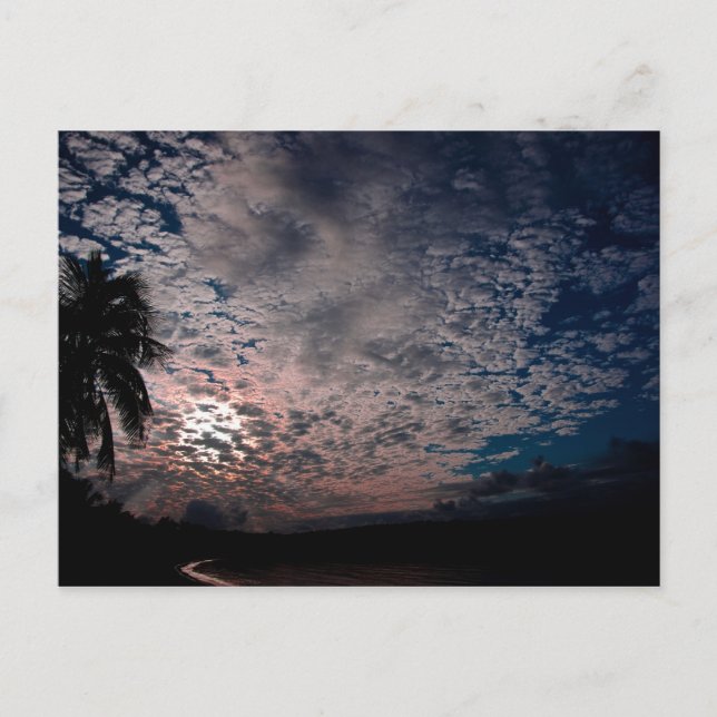 Caribbean Sunrise 01 Postkarte (Vorderseite)