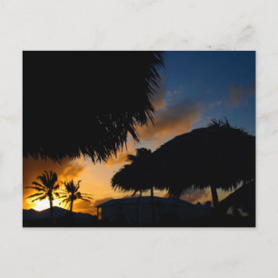 Caribbean Sunset 2 Postkarte
